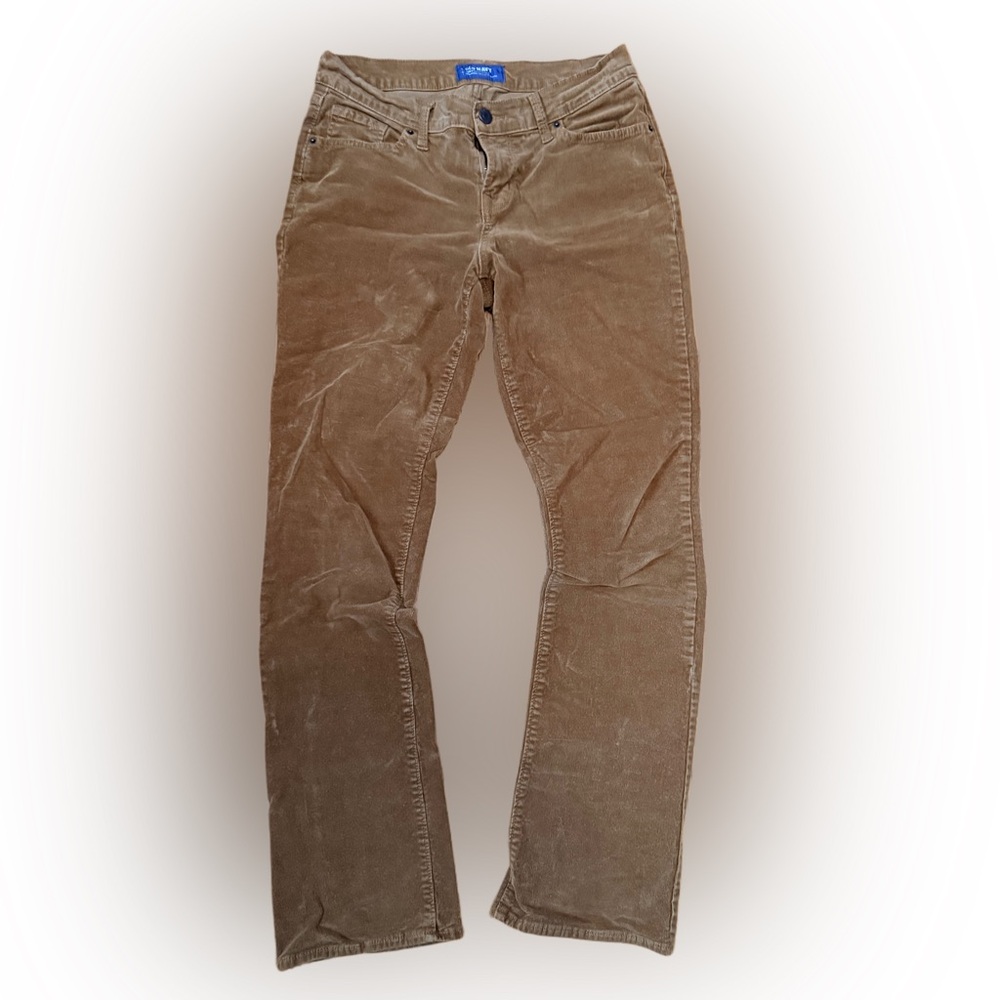 Old Navy Brown Corduroy Mid-Rise Curvy Pants